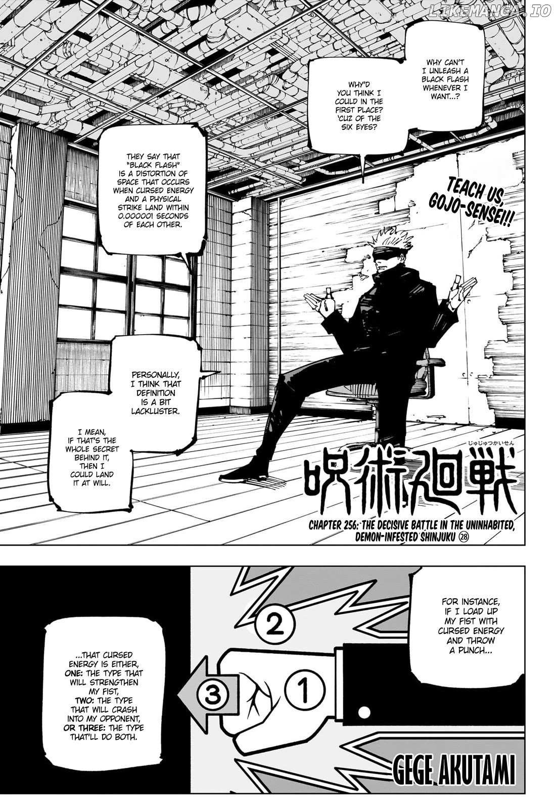 Jujutsu Kaisen Chapter 256 - page 1