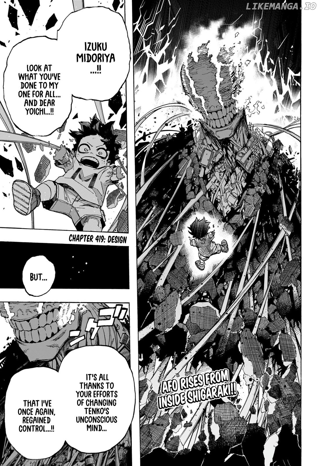 Boku No Hero Academia Chapter 419 - page 4