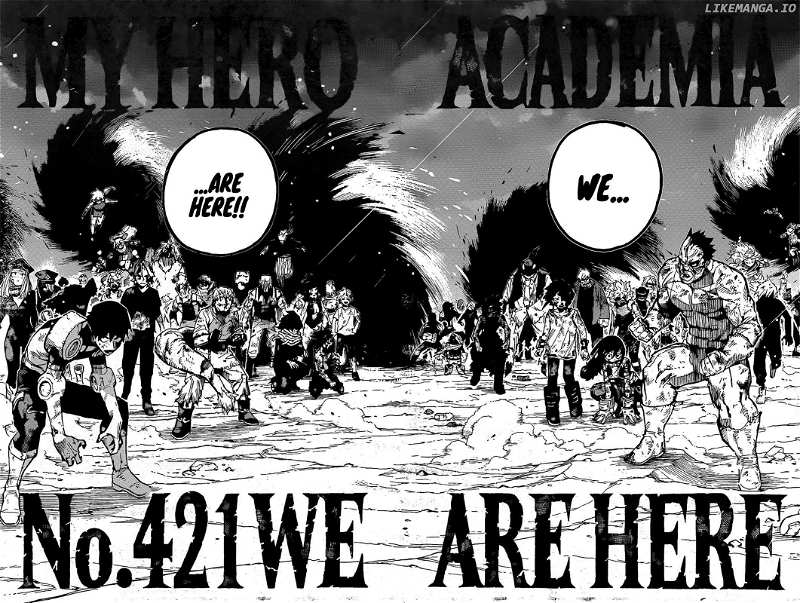 Boku No Hero Academia Chapter 421 - page 3