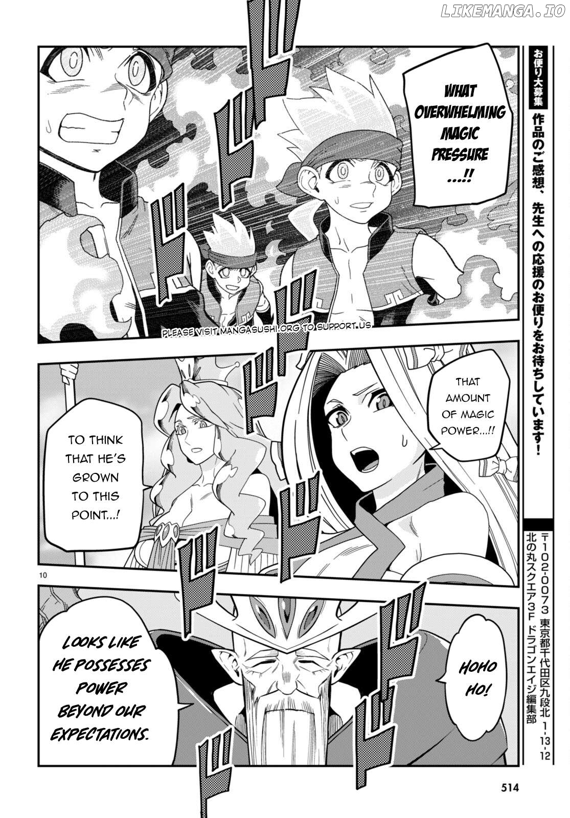 Konjiki no Moji Tsukai - Yuusha Yonin ni Makikomareta Unique Cheat Chapter 106 - page 10