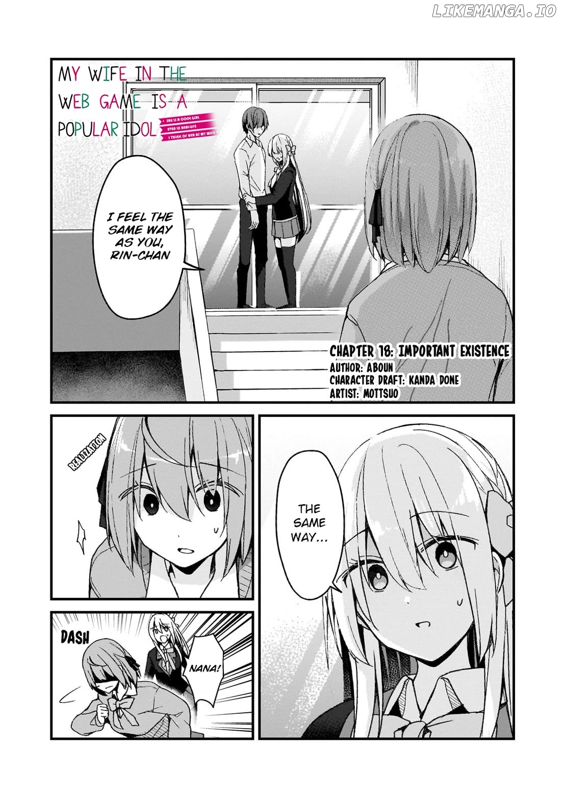 My Wife in the Web Game Is a Popular Idol Chapter 18 - page 1
