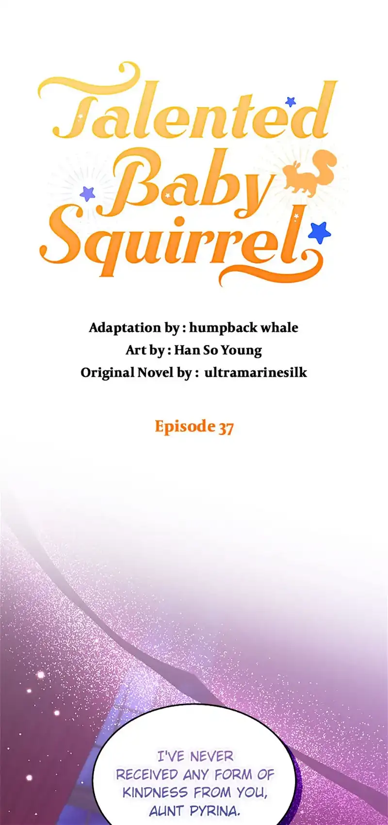 Talented baby squirrel Chapter 37 - page 1