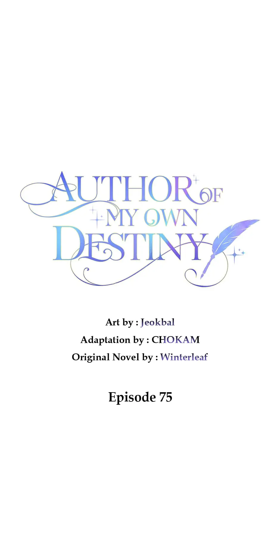 Author of My Own Destiny Chapter 75 - page 7