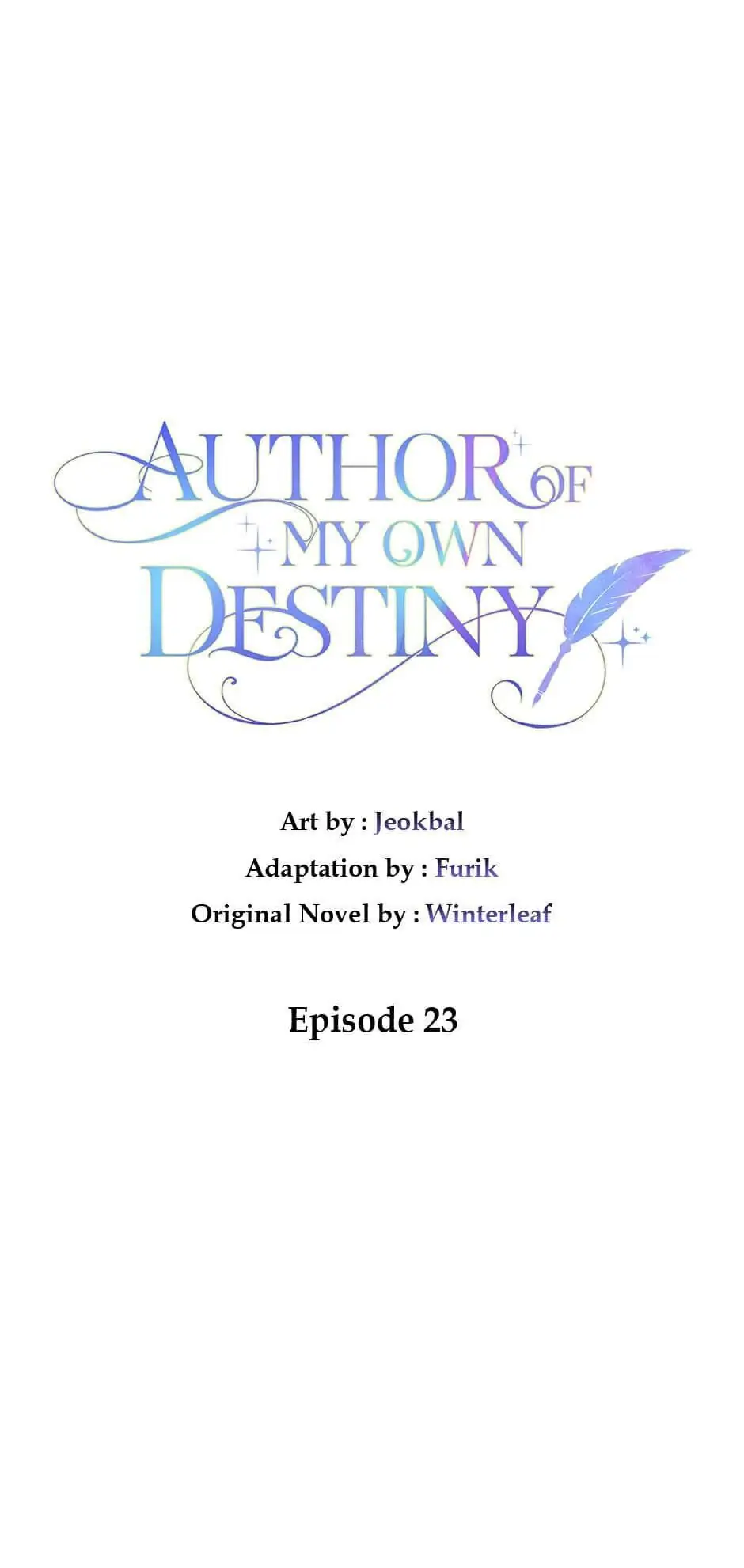 Author of My Own Destiny Chapter 23 - page 22
