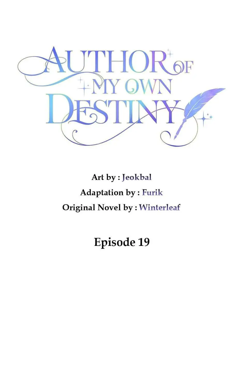 Author of My Own Destiny Chapter 19 - page 4