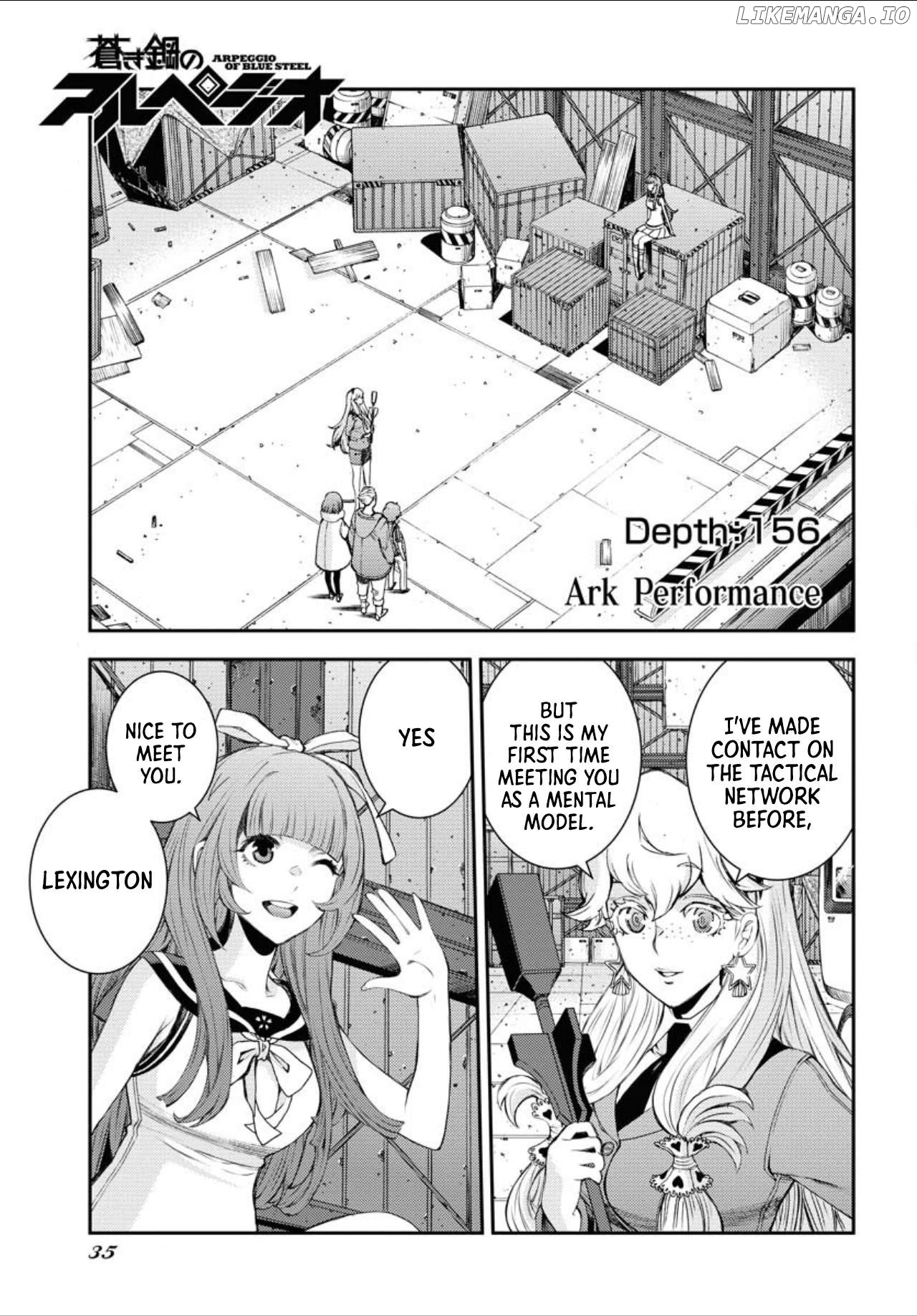 Aoki Hagane No Arpeggio Chapter 156 - page 2