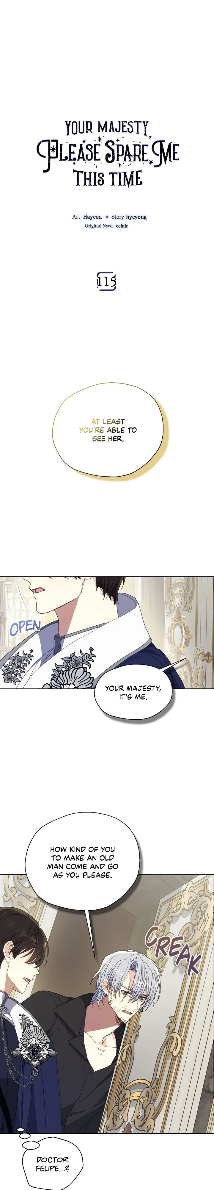 Your Majesty, Please Don’t Kill Me Again Chapter 115 - page 1