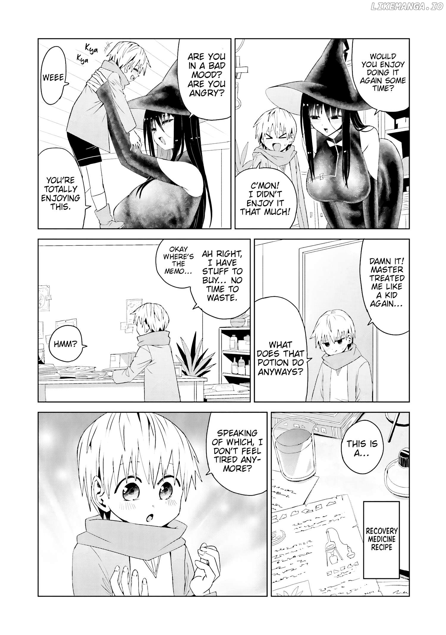 Mahou to Boku to Dekkai Shishou Chapter 8 - page 6