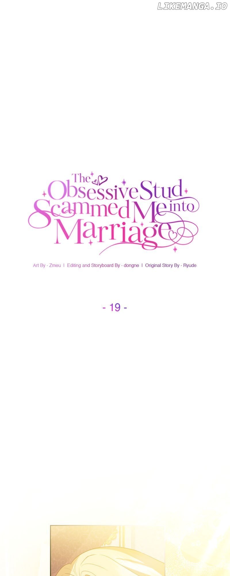 The Obsessive Stud Scammed Me into Marriage Chapter 19 - page 1