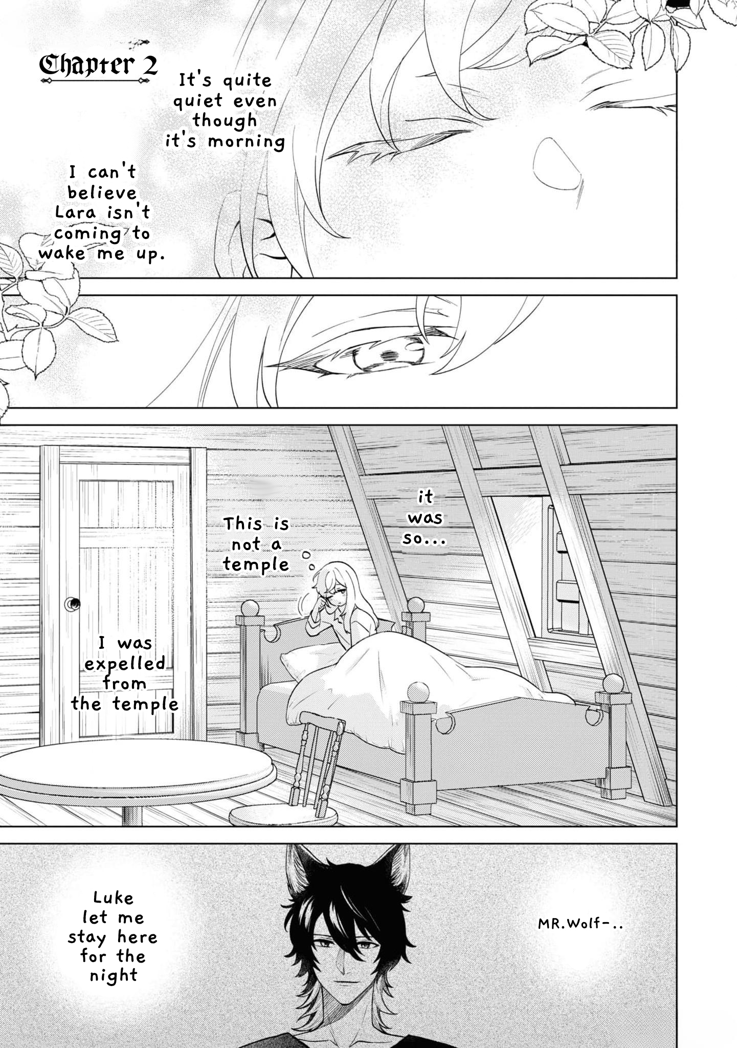 Seishin Seijo: Konyaku Hakisareta Tsuihou Seijo desu ga, Ookami Ouji no Noroi wo Toite Dekiaisaretemasu Chapter 2 - page 1