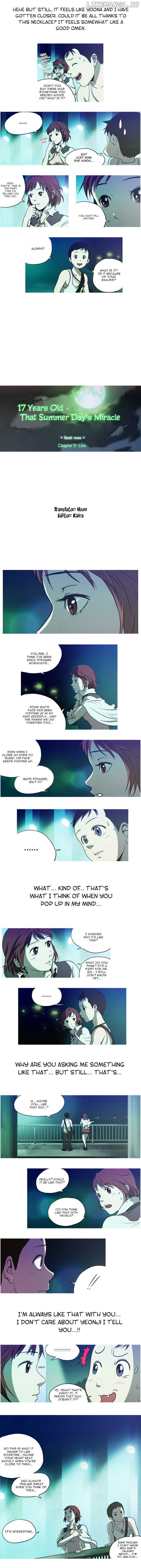 17 Years Old, That Summer Day's Miracle chapter 7 - page 2