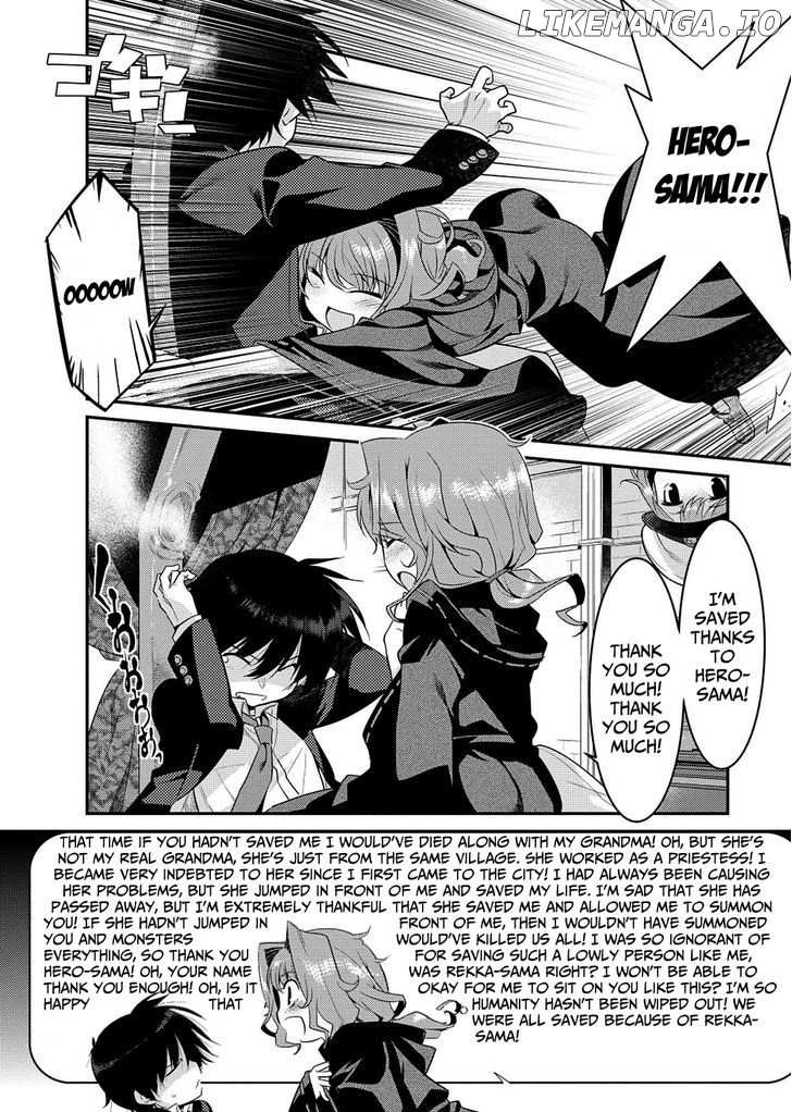 Ore ga Heroine o Tasukesugite Sekai ga Little Mokushiroku!? chapter 4 - page 5