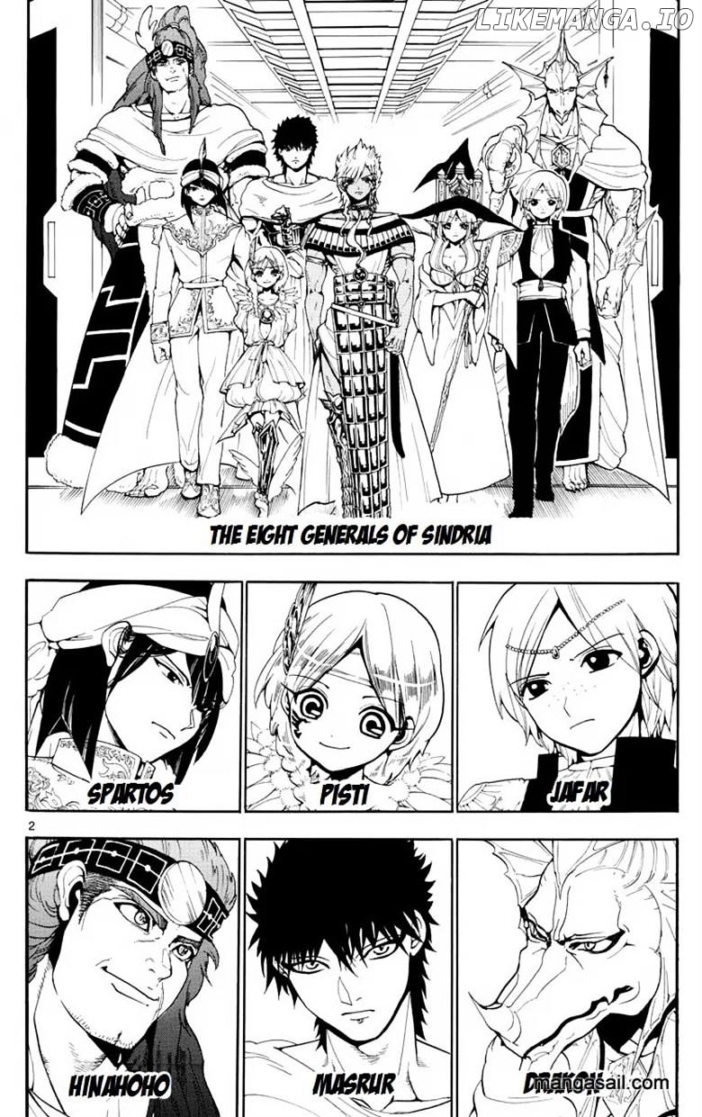 Magi - Labyrinth of Magic Chapter 330 - page 2