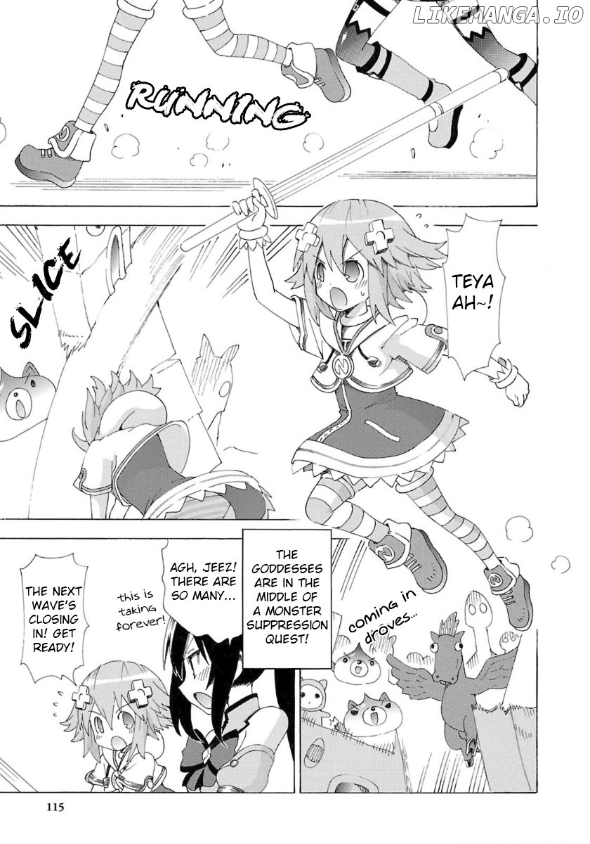 Choujigen Game Neptune - Megami Tsuushin chapter 34 - page 3