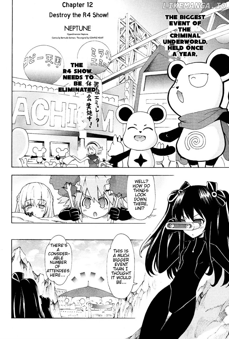 Choujigen Game Neptune - Megami Tsuushin chapter 12 - page 2