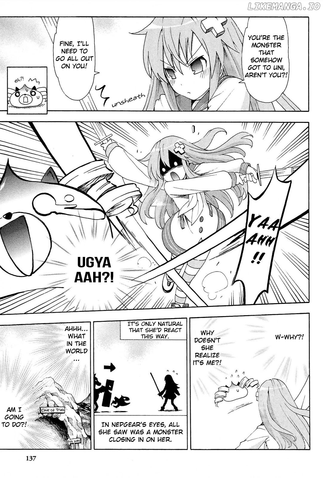 Choujigen Game Neptune - Megami Tsuushin chapter 17 - page 7