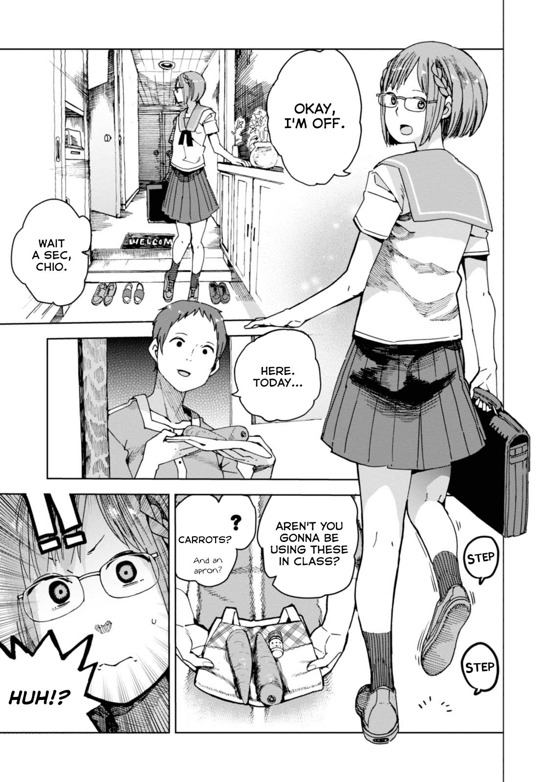 Chio-Chan No Tsuugakuro chapter 34 - page 1