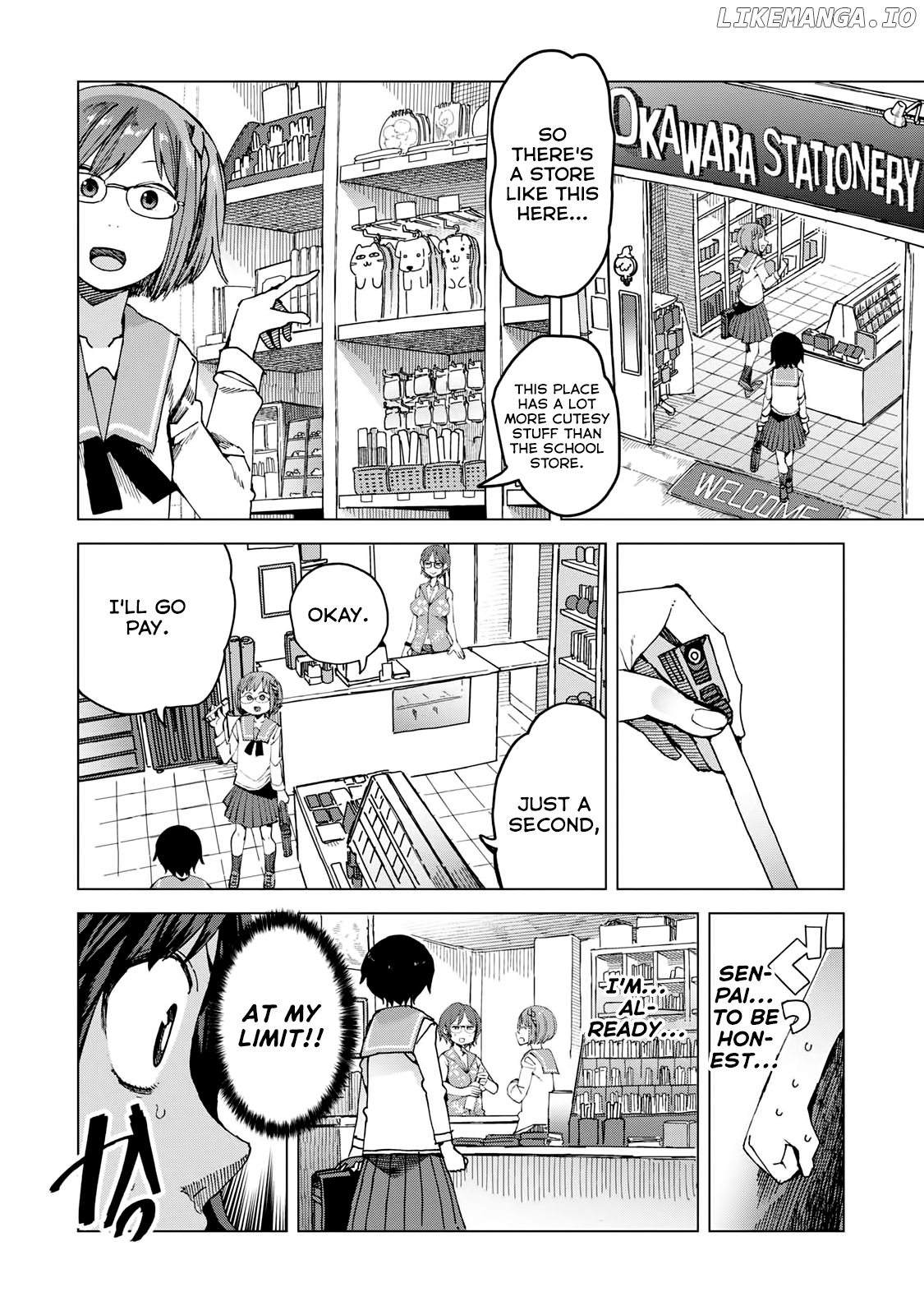 Chio-Chan No Tsuugakuro chapter 45.5 - page 8