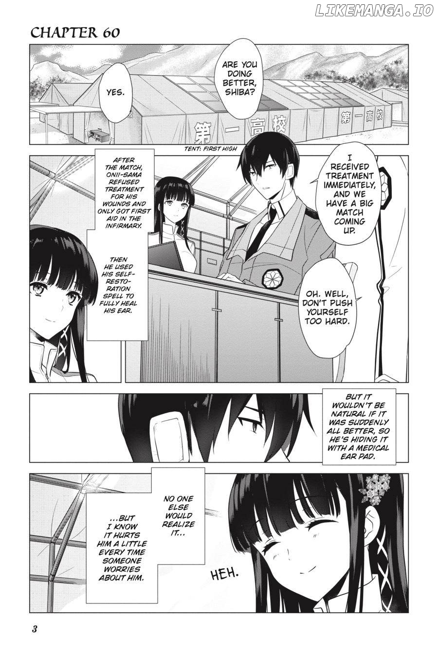 Mahouka Koukou no Yuutousei chapter 60 - page 4