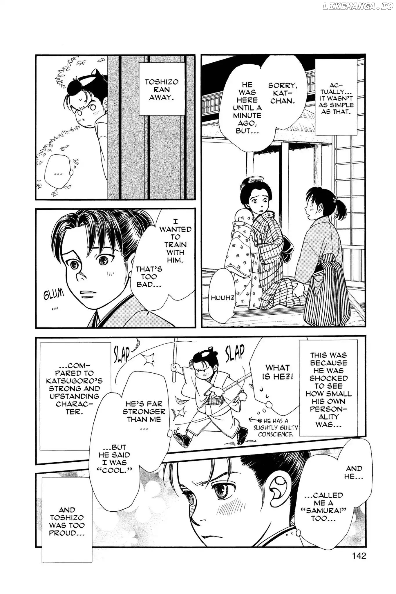 Kaze Hikaru chapter 112.3 - page 144