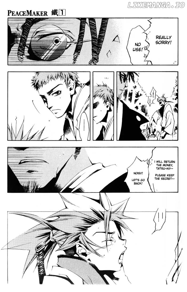 Peace Maker Kurogane chapter 1 - page 42