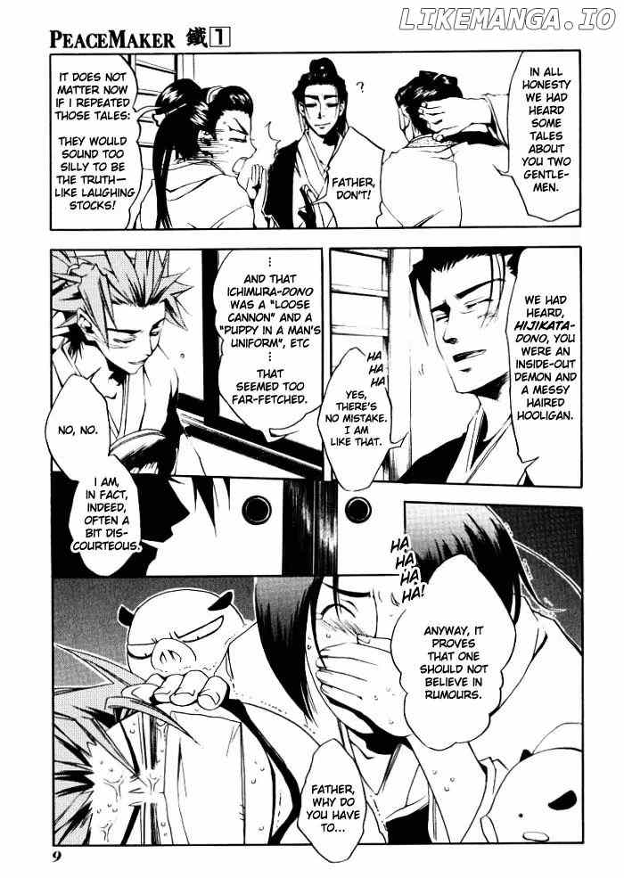 Peace Maker Kurogane chapter 1 - page 9