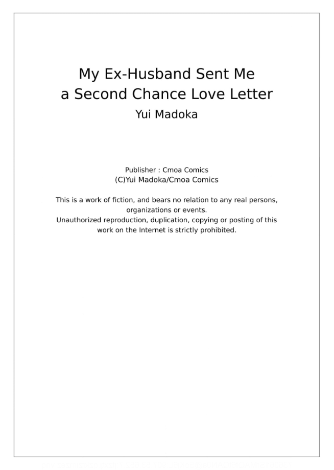 My Ex-Husband Sent Me a Second Chance Love Letter Chapter 4 - page 31