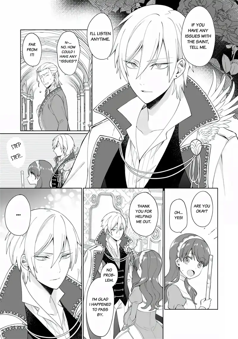 I'm a (Fake) Saint Who Was Summoned to Another World, But Apparently I'm Fated to Die If I Don't Marry the Prince Chapter 4 - page 5