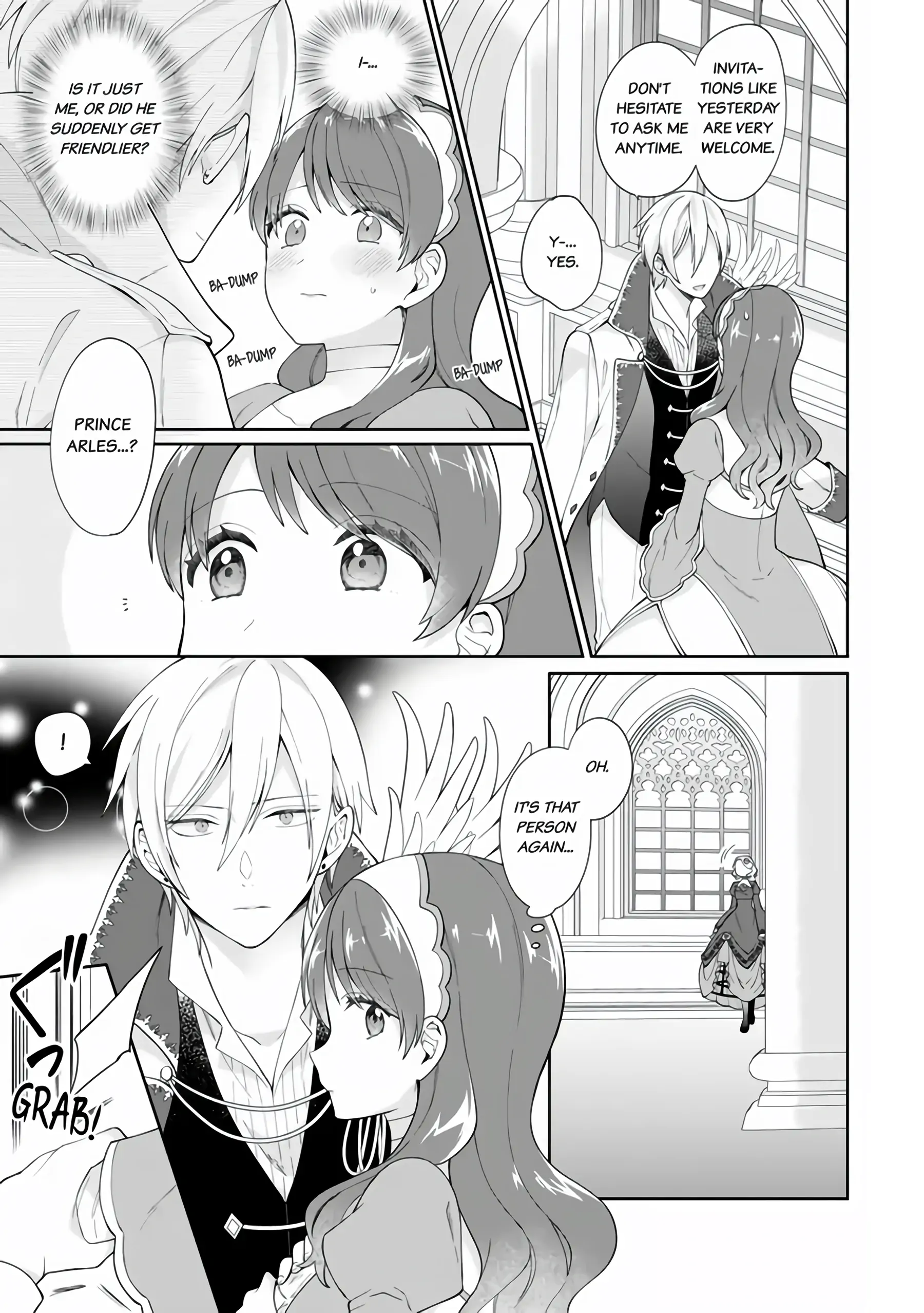 I'm a (Fake) Saint Who Was Summoned to Another World, But Apparently I'm Fated to Die If I Don't Marry the Prince Chapter 5 - page 3