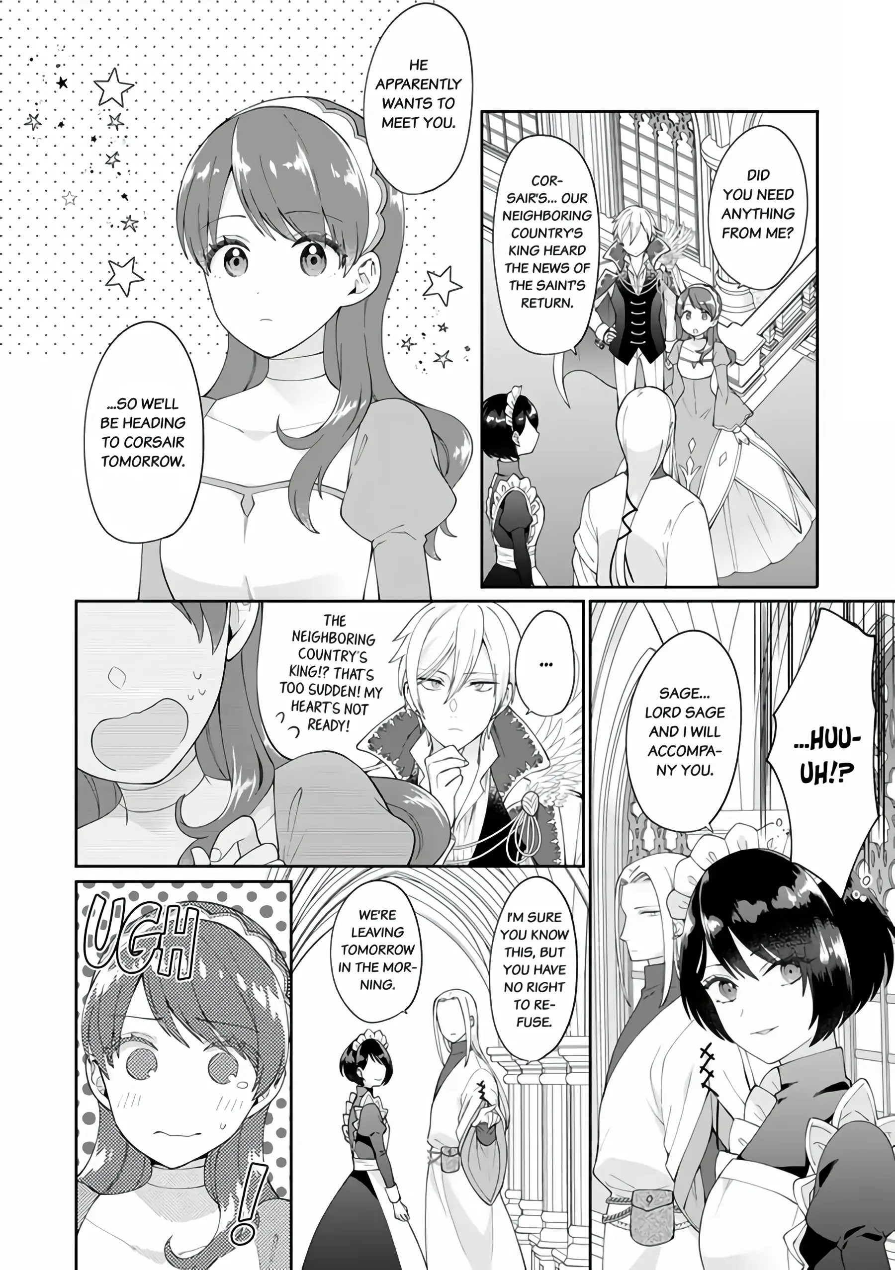 I'm a (Fake) Saint Who Was Summoned to Another World, But Apparently I'm Fated to Die If I Don't Marry the Prince Chapter 5 - page 8
