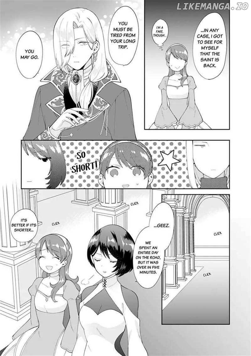 I'm a (Fake) Saint Who Was Summoned to Another World, But Apparently I'm Fated to Die If I Don't Marry the Prince Chapter 6 - page 11