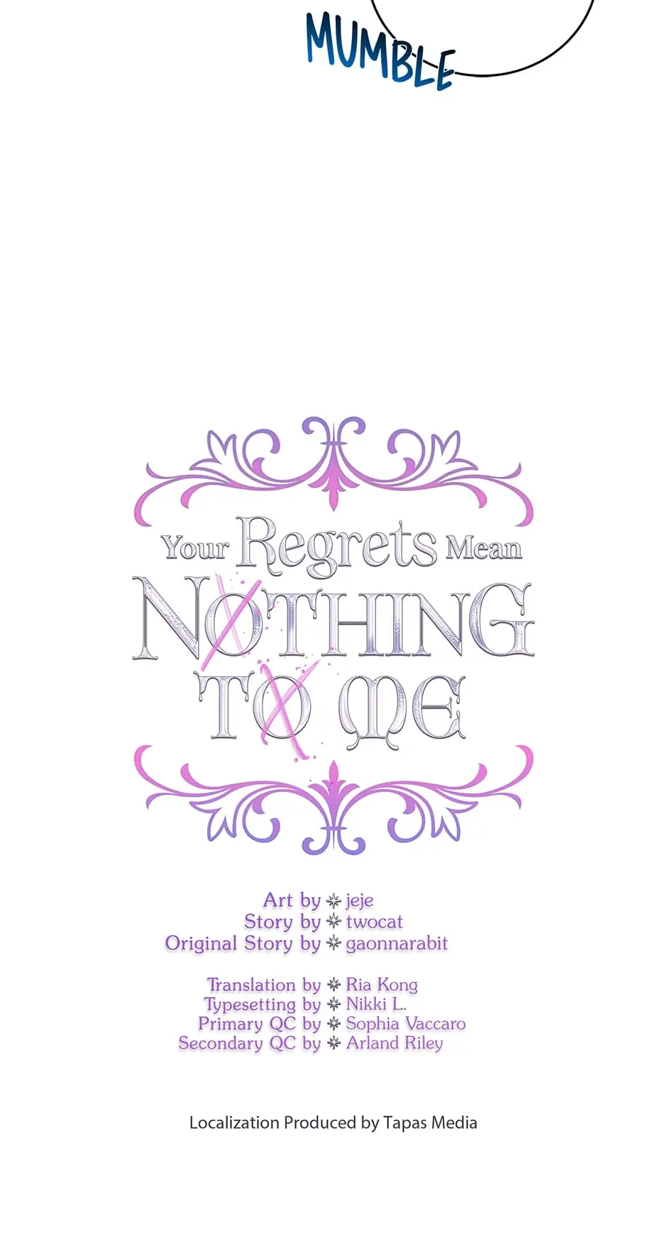 Your Regrets Mean Nothing to Me Chapter 28 - page 6