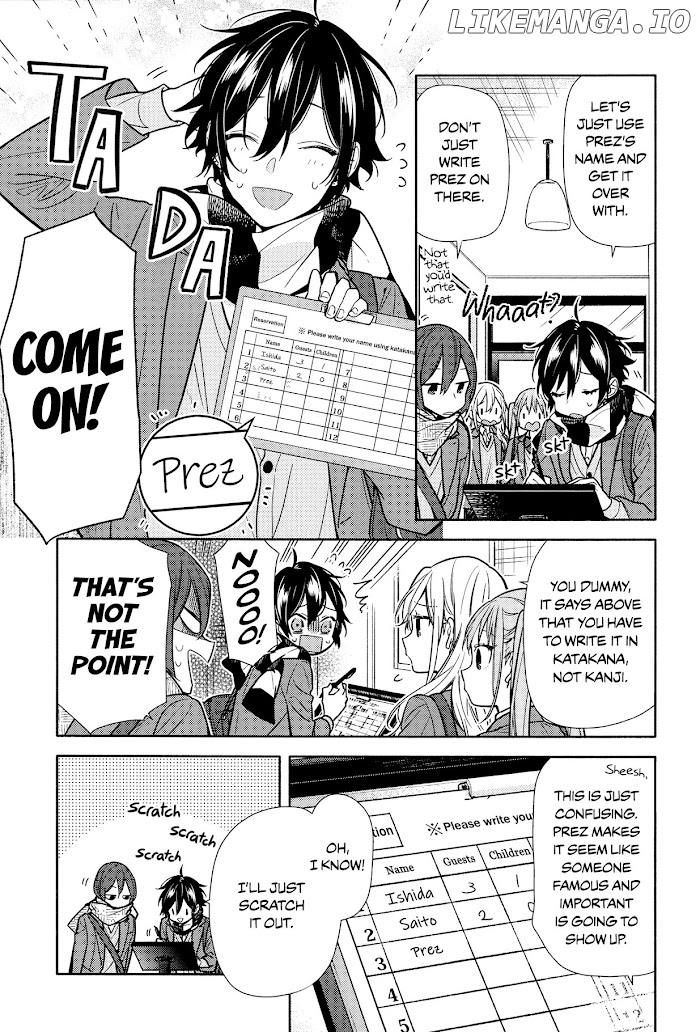 Hori-san to Miyamura-kun chapter 102 - page 5