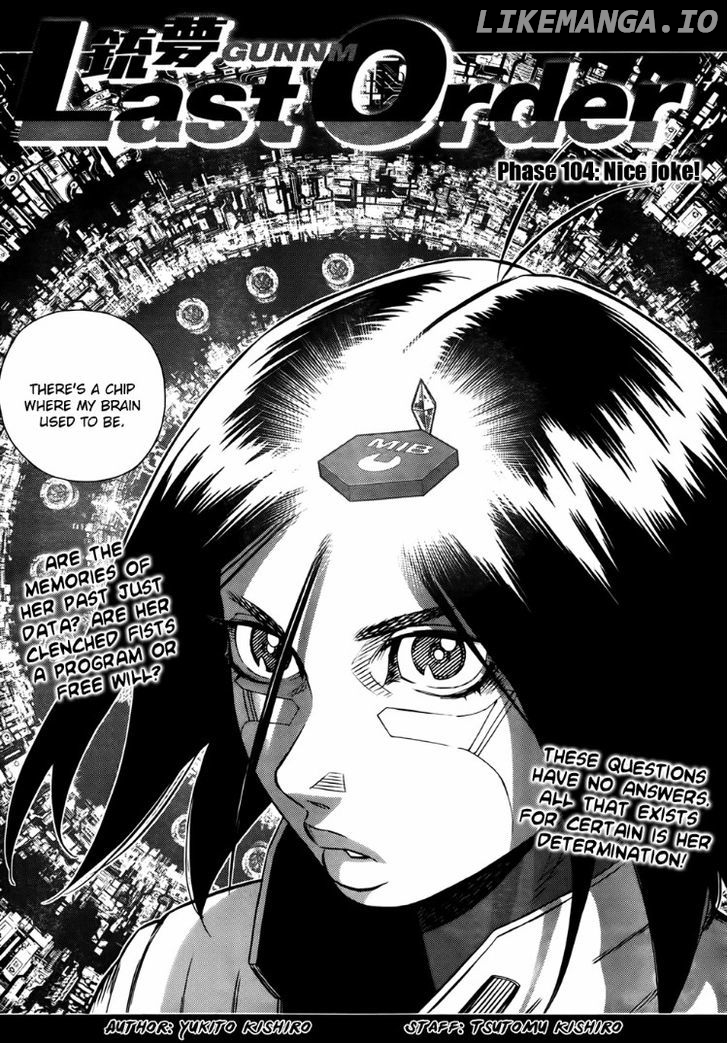 Battle Angel Alita: Last Order chapter 104 - page 3