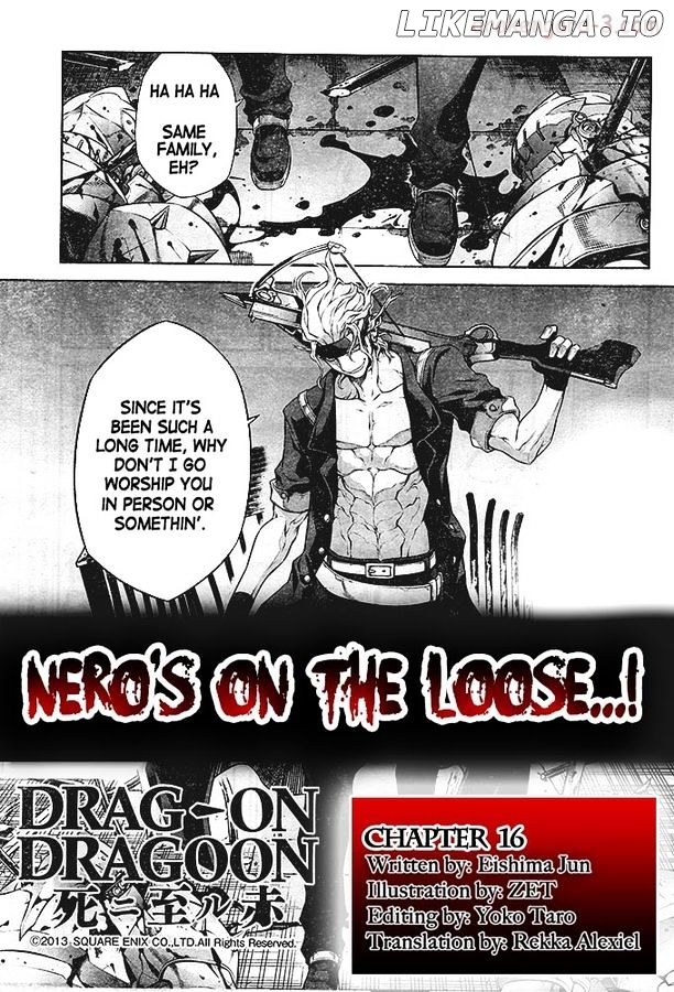 Drag-On Dragoon - Shi ni Itaru Aka chapter 16 - page 1