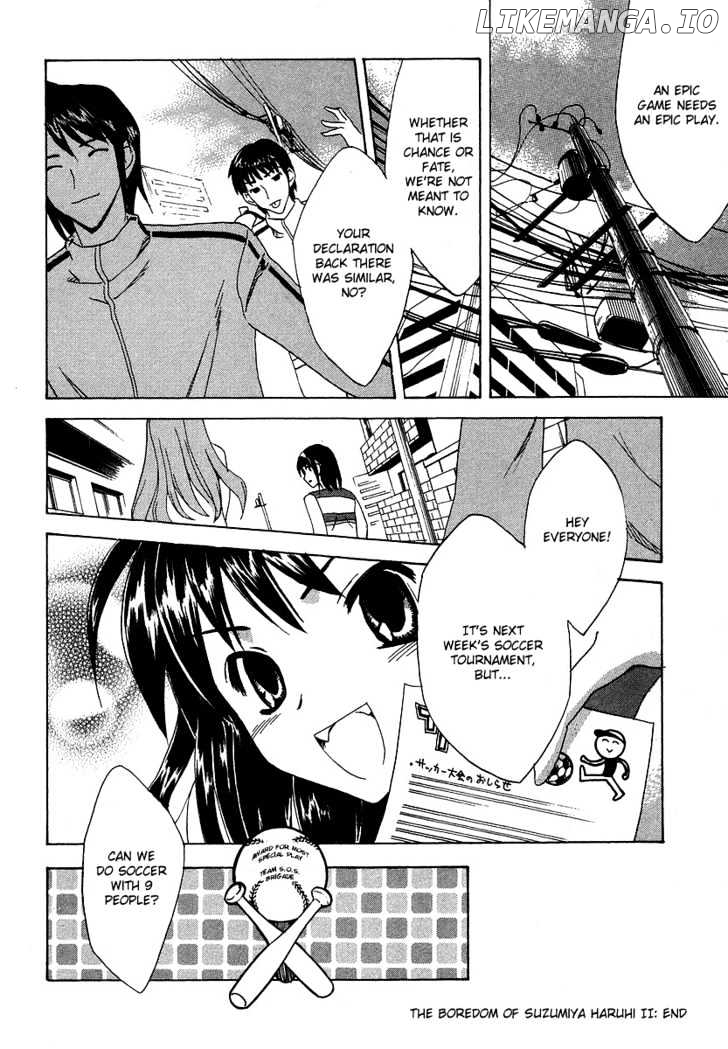 Suzumiya Haruhi no Yuuutsu chapter 11 - page 31