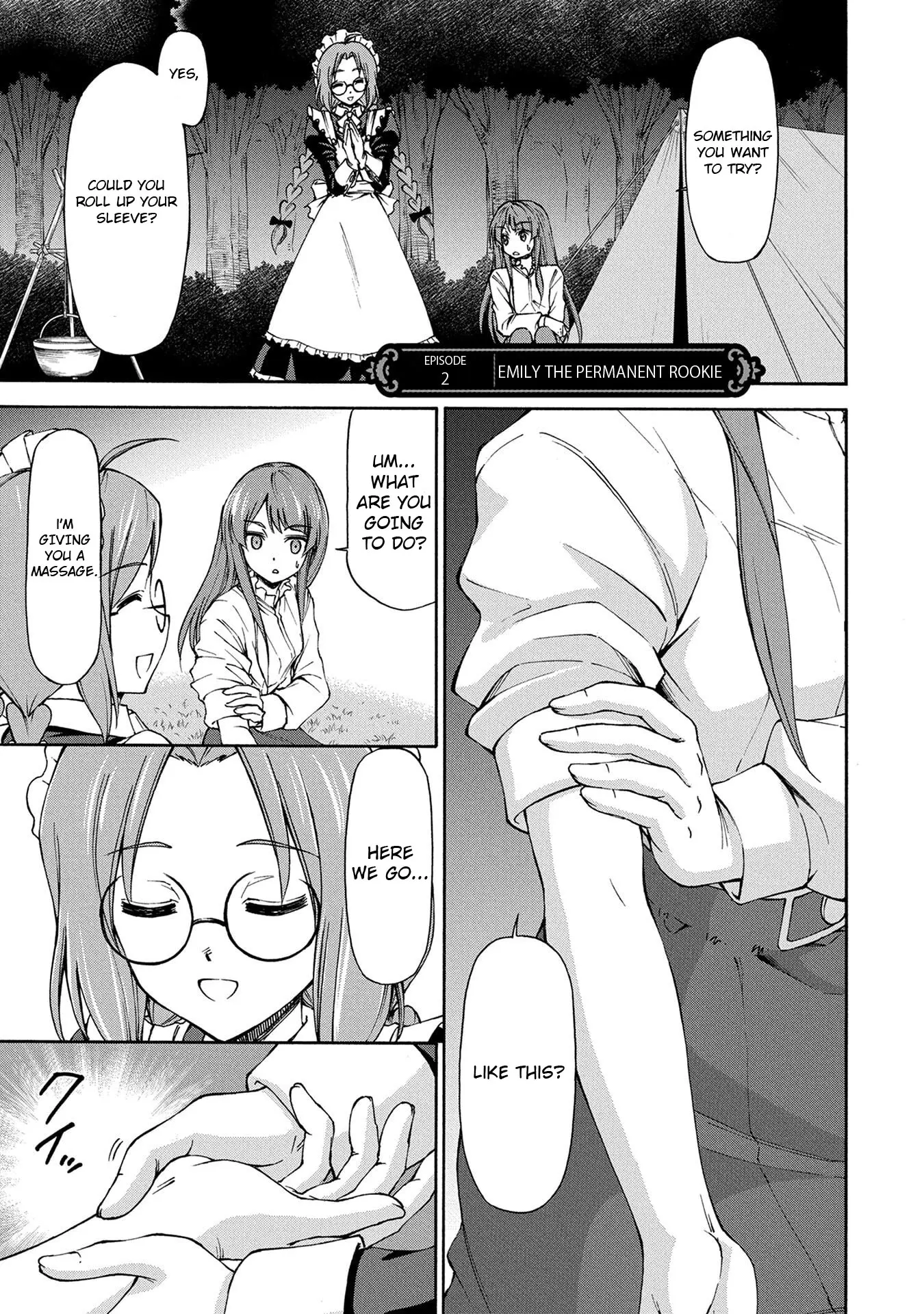 Maid nara Touzen desu. ~Nureginu wo Kiserareta Bannou Maid-san wa Tabi ni Deru Koto ni shimashita.~ chapter 2 - page 1