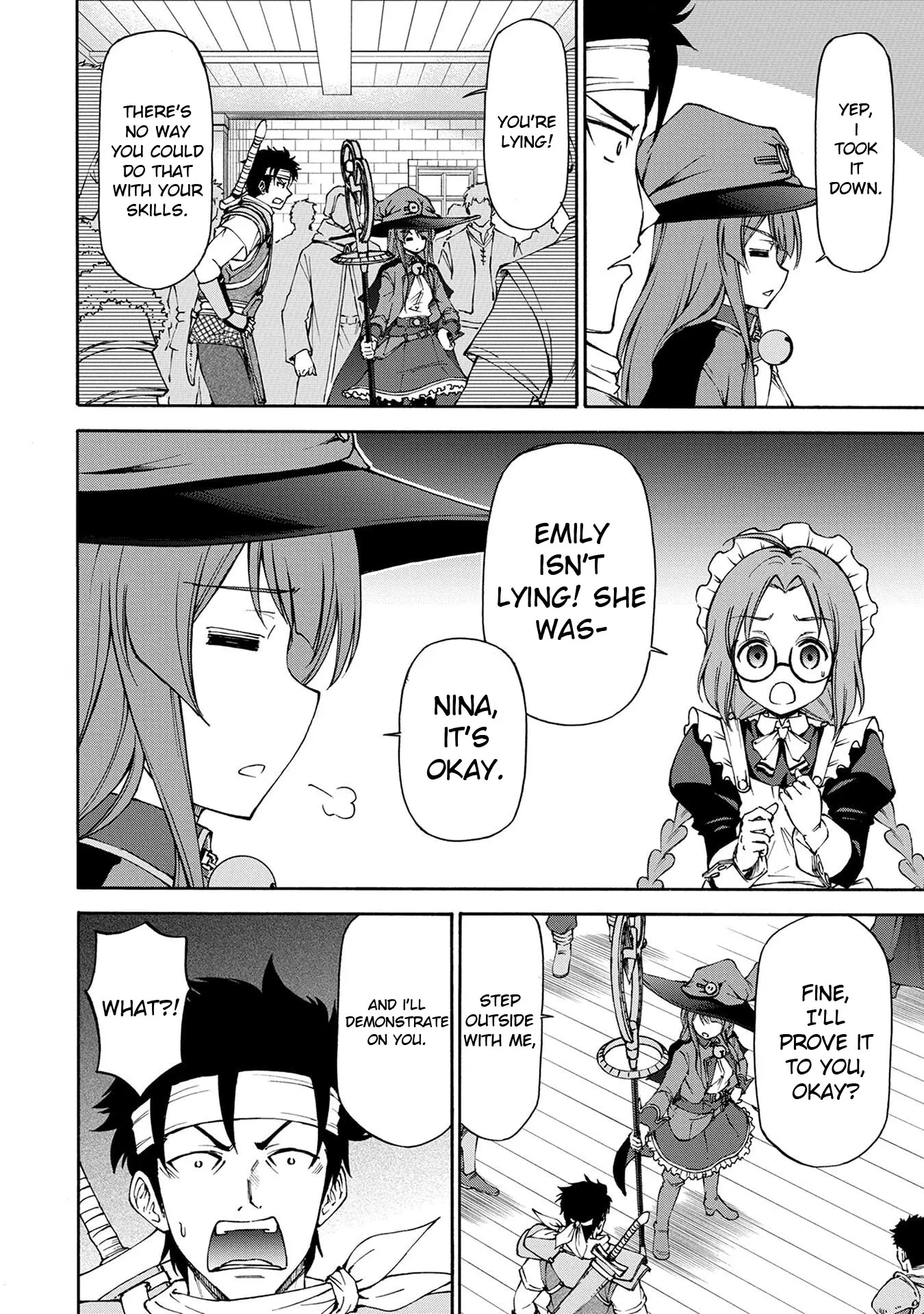 Maid nara Touzen desu. ~Nureginu wo Kiserareta Bannou Maid-san wa Tabi ni Deru Koto ni shimashita.~ chapter 2 - page 32