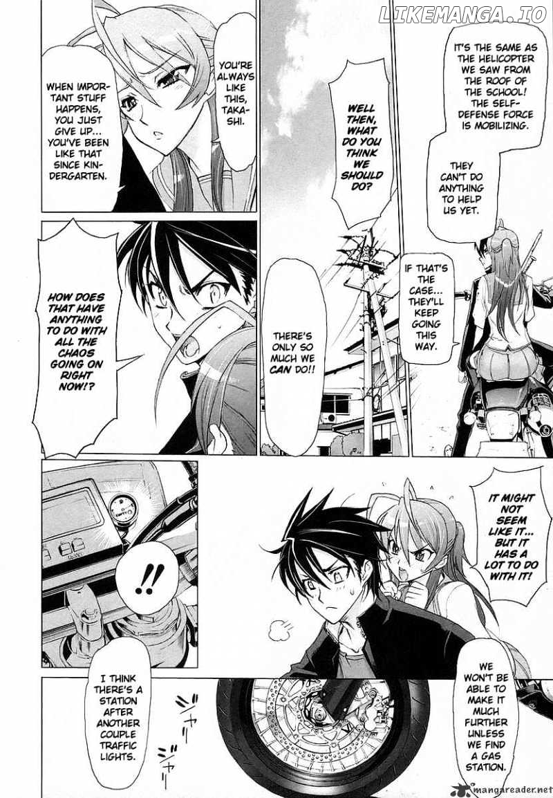 Highschool of the Dead chapter 4 - page 14