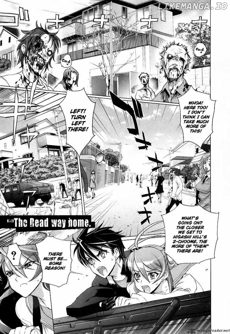 Highschool of the Dead chapter 9 - page 1