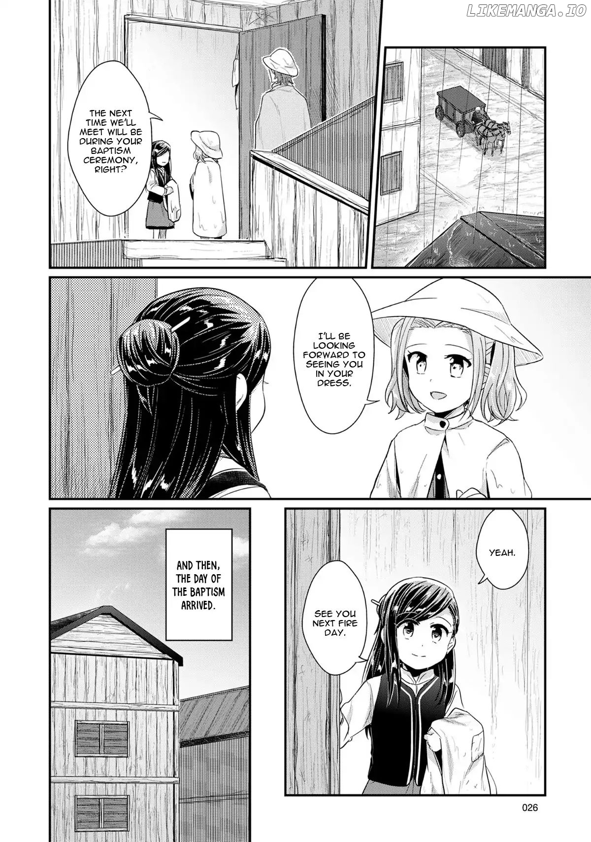 Honzuki No Gekokujou ~Shisho Ni Naru Tame Ni Wa Shudan Wo Erandeiraremasen~ Dai 1-Bu 「Hon Ga Nai Nara Tsukureba Ii!」 chapter 30 - page 28