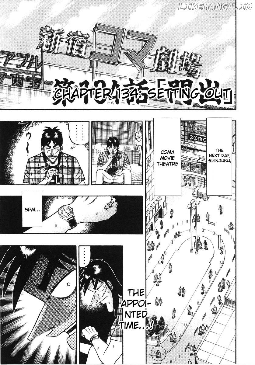 Tobaku Hakairoku Kaiji chapter 134 - page 1