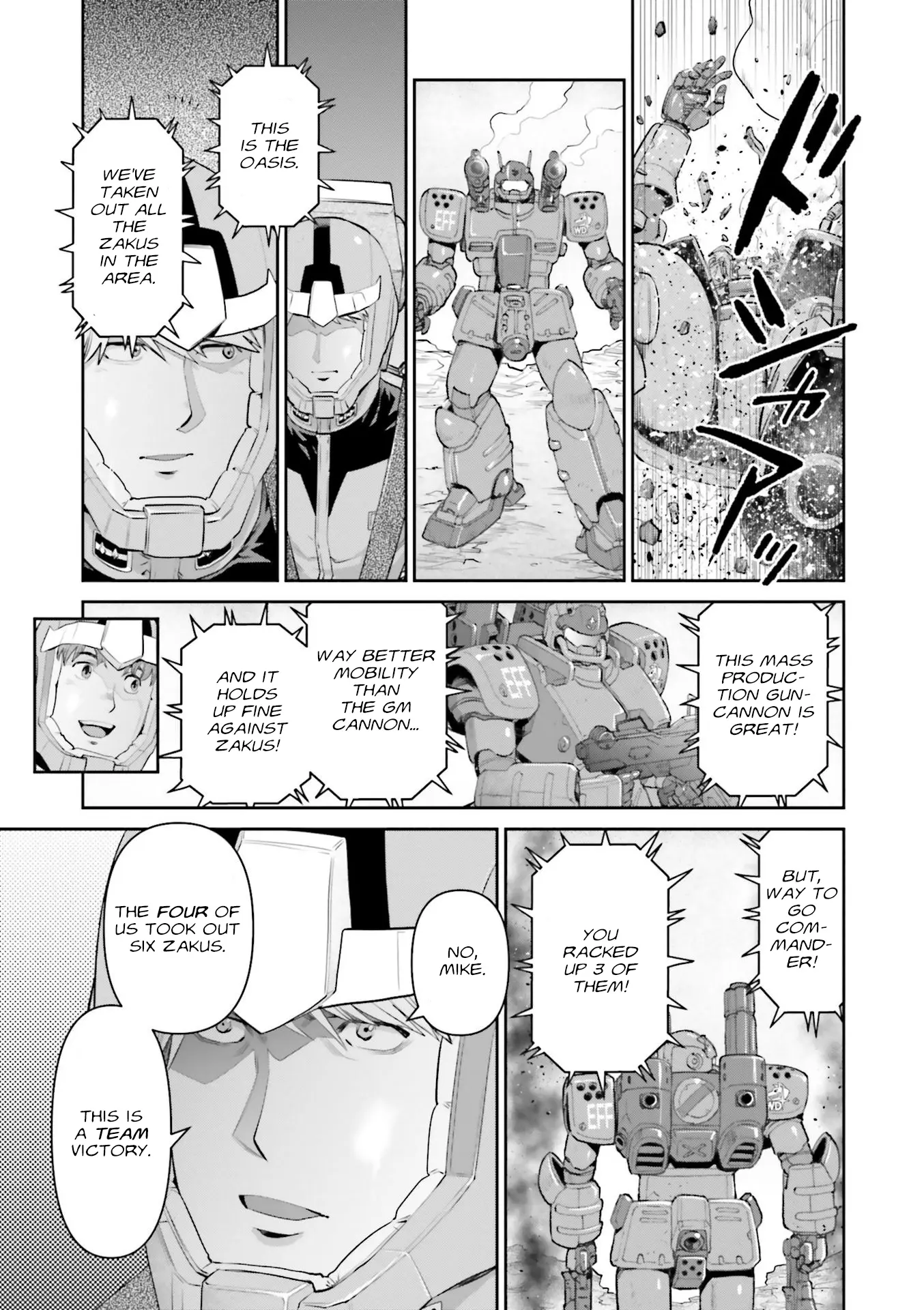 Mobile Suit Gundam Ground Zero – Rise From The Ashes chapter 9 - page 32