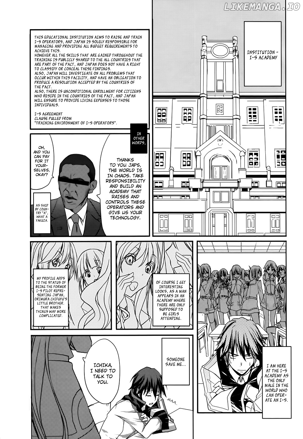 Infinite Stratos chapter 1 - page 17