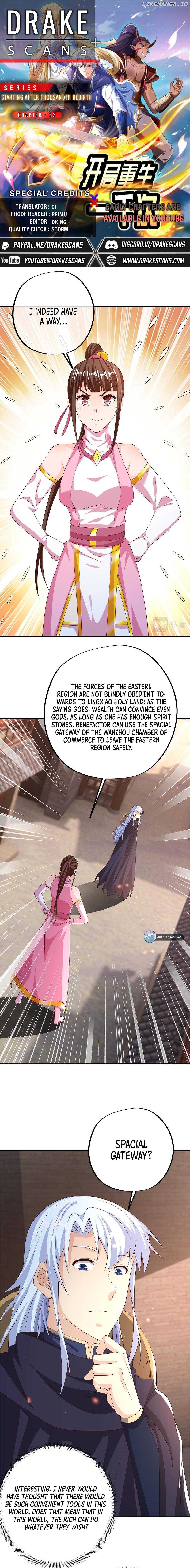 It All Starts with Being Reborn 1000 Times Chapter 32 - page 1