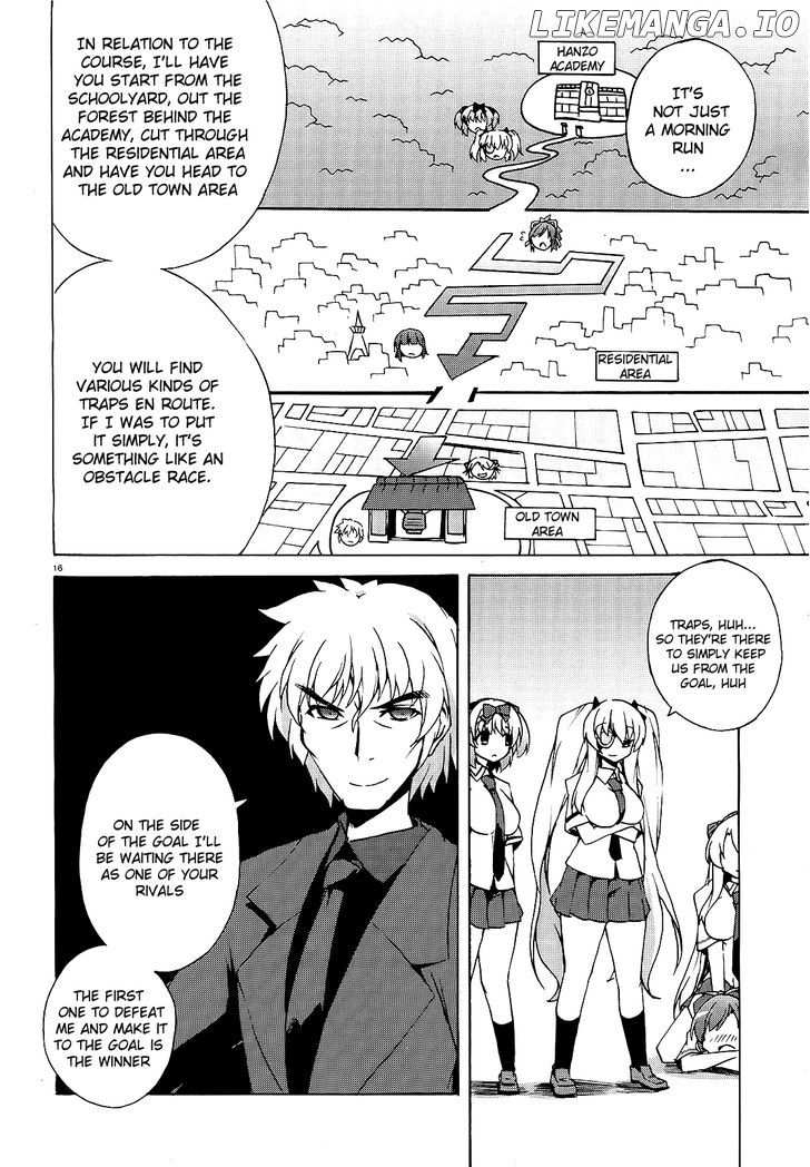 Senran Kagura - Shoujotachi no Shinei chapter 14 - page 16