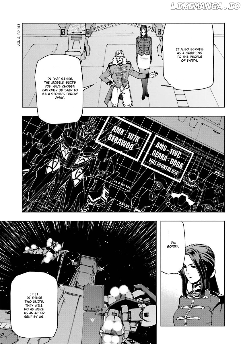 Kidou Senshi Gundam U.C. 0094 - Across The Sky chapter 8.1 - page 6