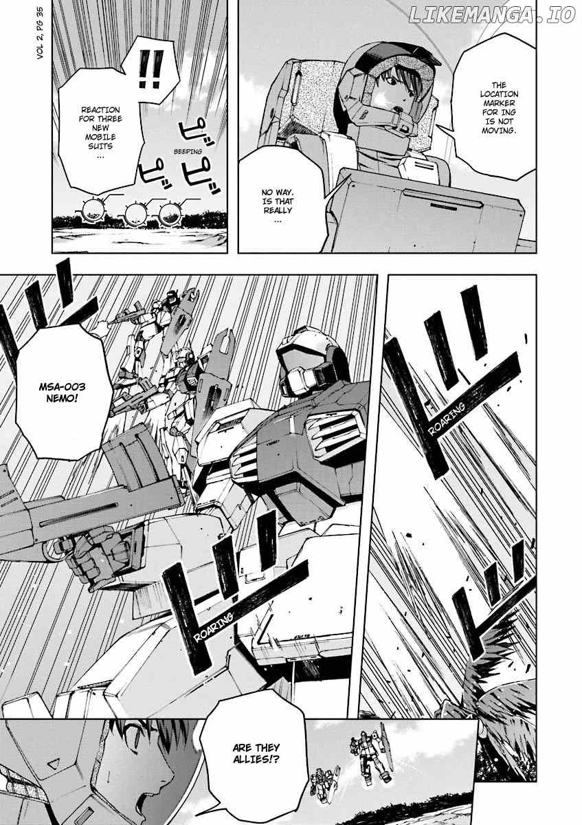 Kidou Senshi Gundam U.C. 0094 - Across The Sky chapter 3 - page 33