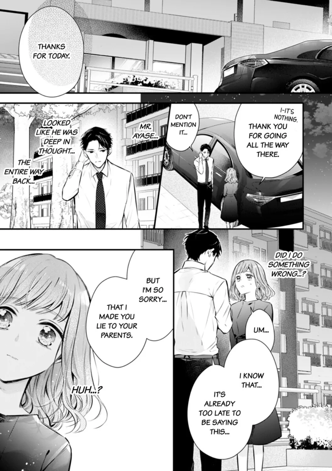 Itsuwari no Ai ~ Keiyaku Kon no Danna-sama wa Amasugiru Chapter 4 - page 3