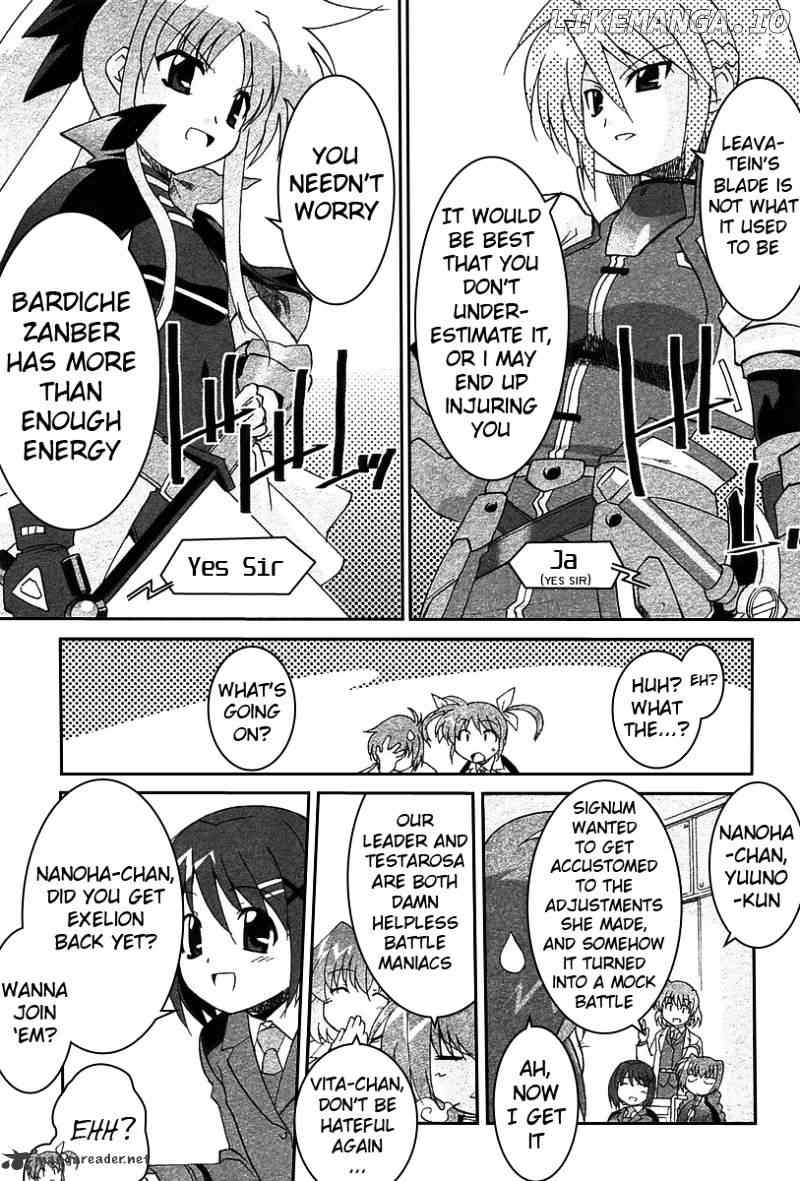 Mahou Shoujo Lyrical Nanoha A's chapter 8 - page 14